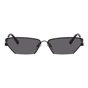 Alexander McQueen MCQ Cat Eye Half Frame Sunglasses